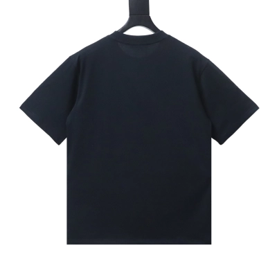    Prada headphone letter digital print t-shirt Black 02