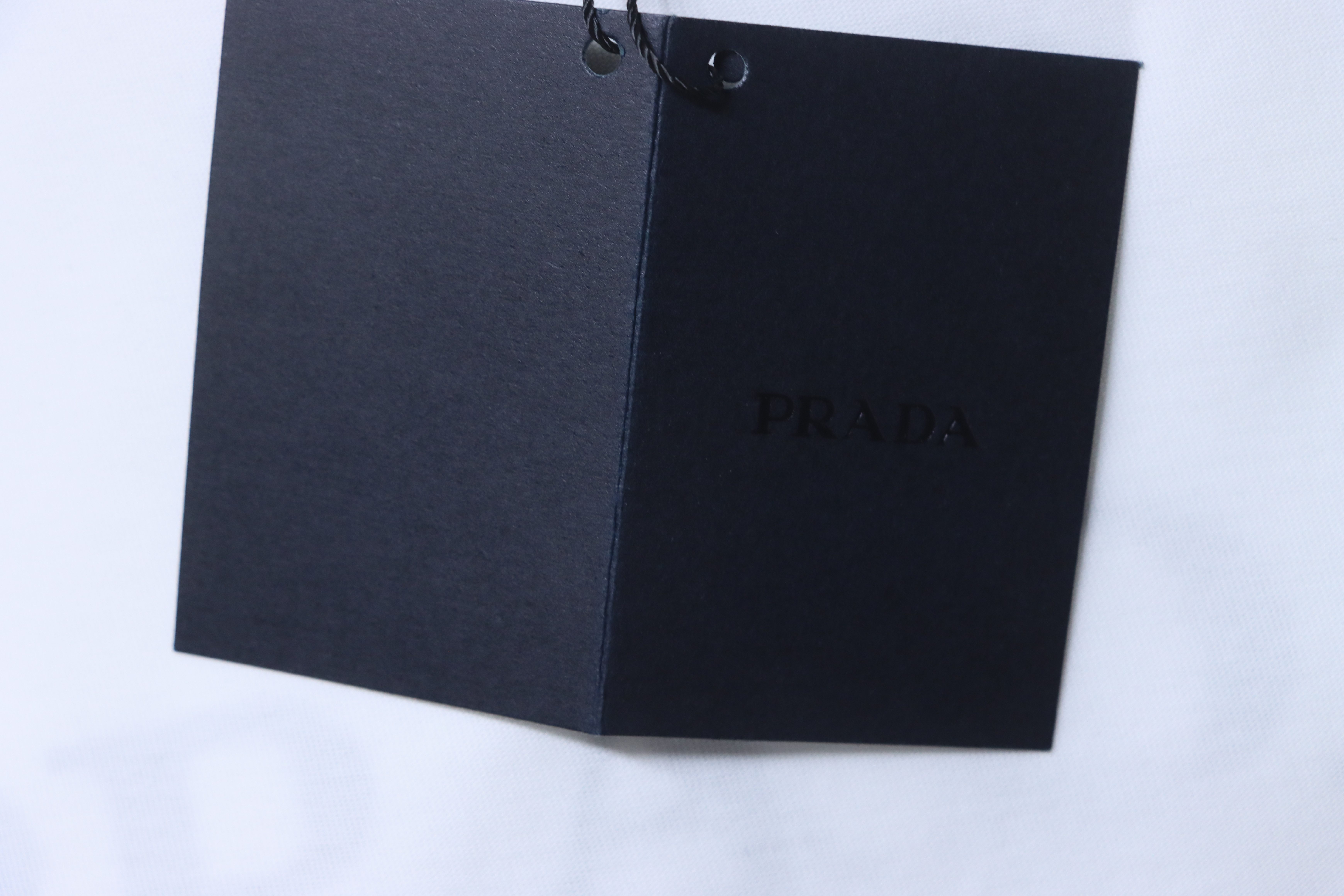    Prada headphone letter digital print t-shirt Gray