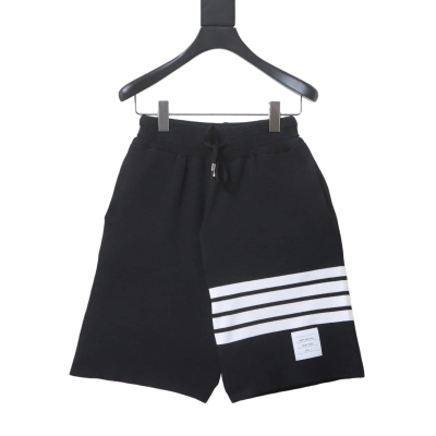 Thom Browne Classic 4-Bar Sweatshorts Black 01