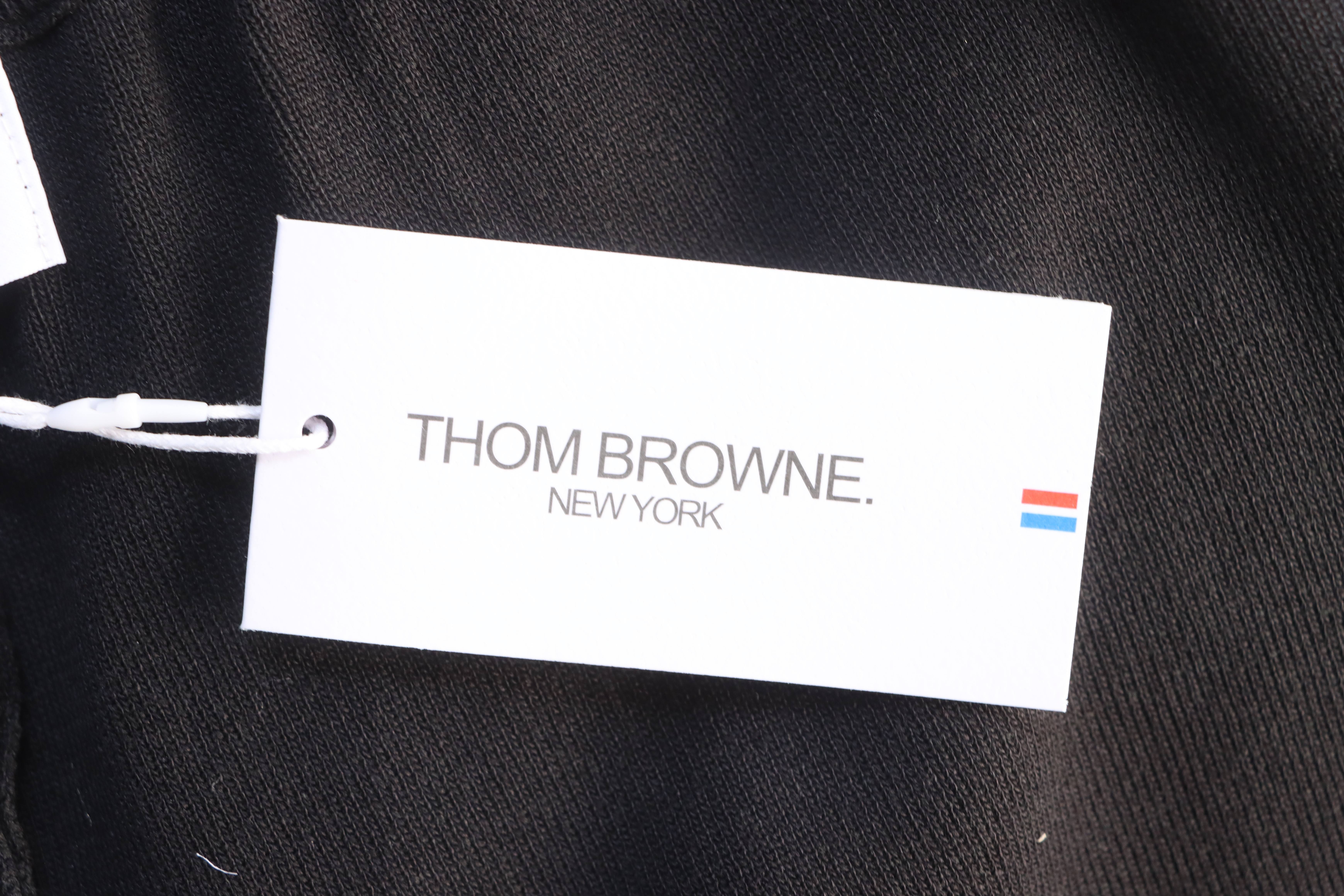    Thom Browne Classic 4-Bar Sweatshorts Black