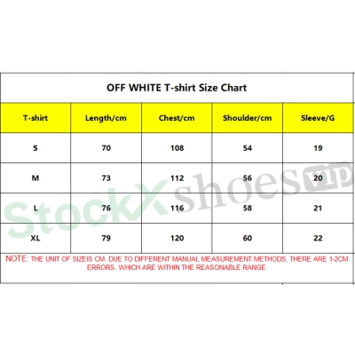 Top Quality     OFF WHITE T-Shirt 1182 02