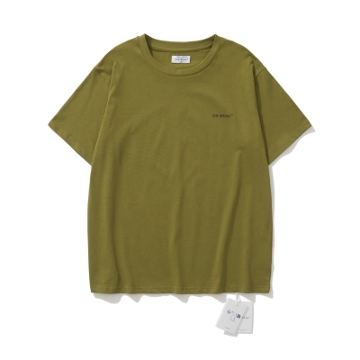 Top Quality     OFF WHITE T-Shirt 6136 Green 02