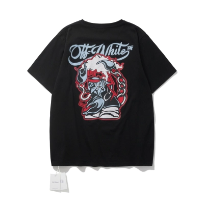 Top Quality     OFF WHITE T-Shirt 6139 Black 01