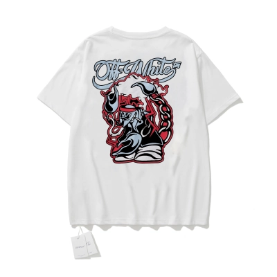 Top Quality     OFF WHITE T-Shirt 6139 White 01
