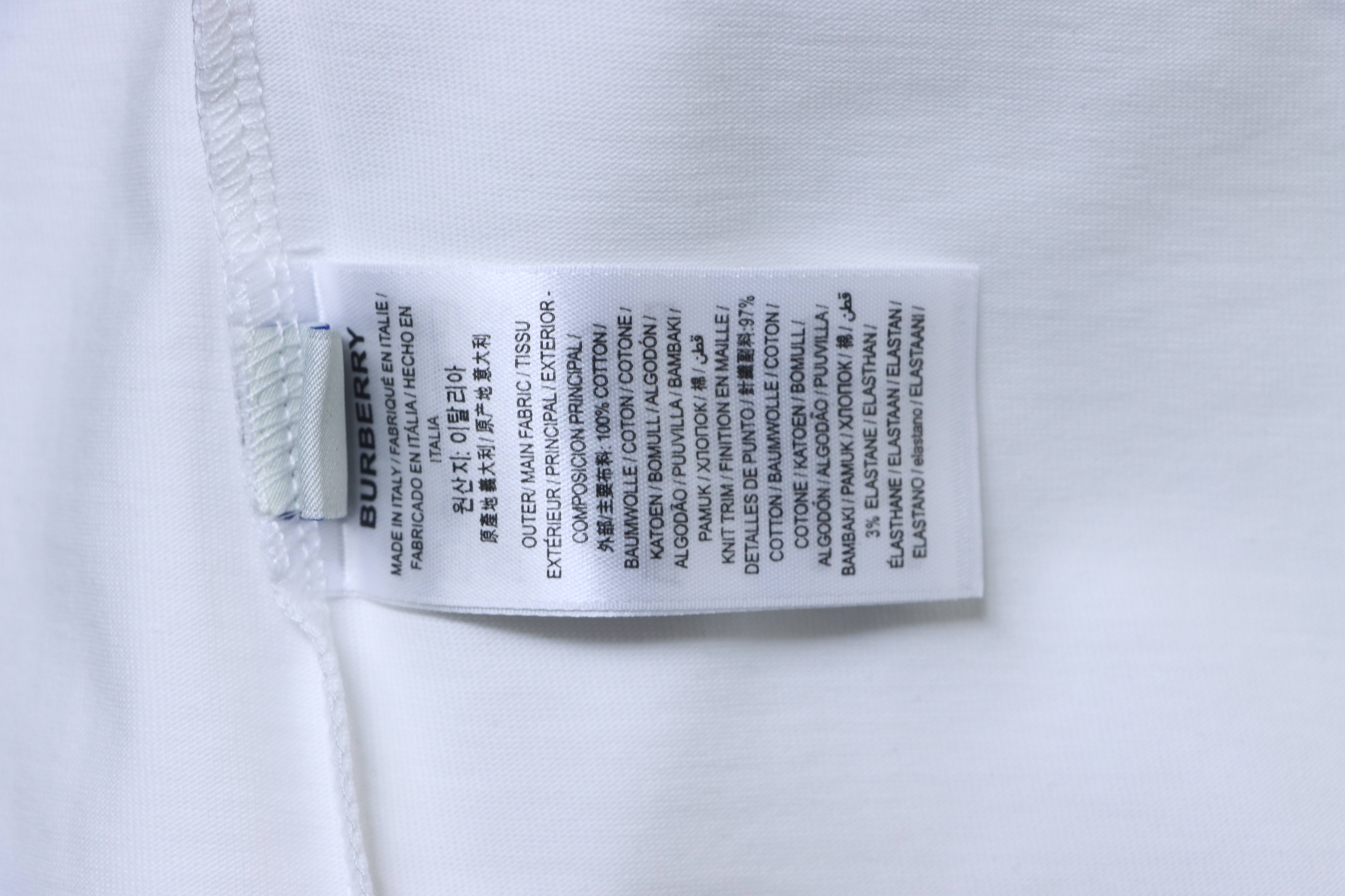    Burberry T-Shirt Embroidered White
