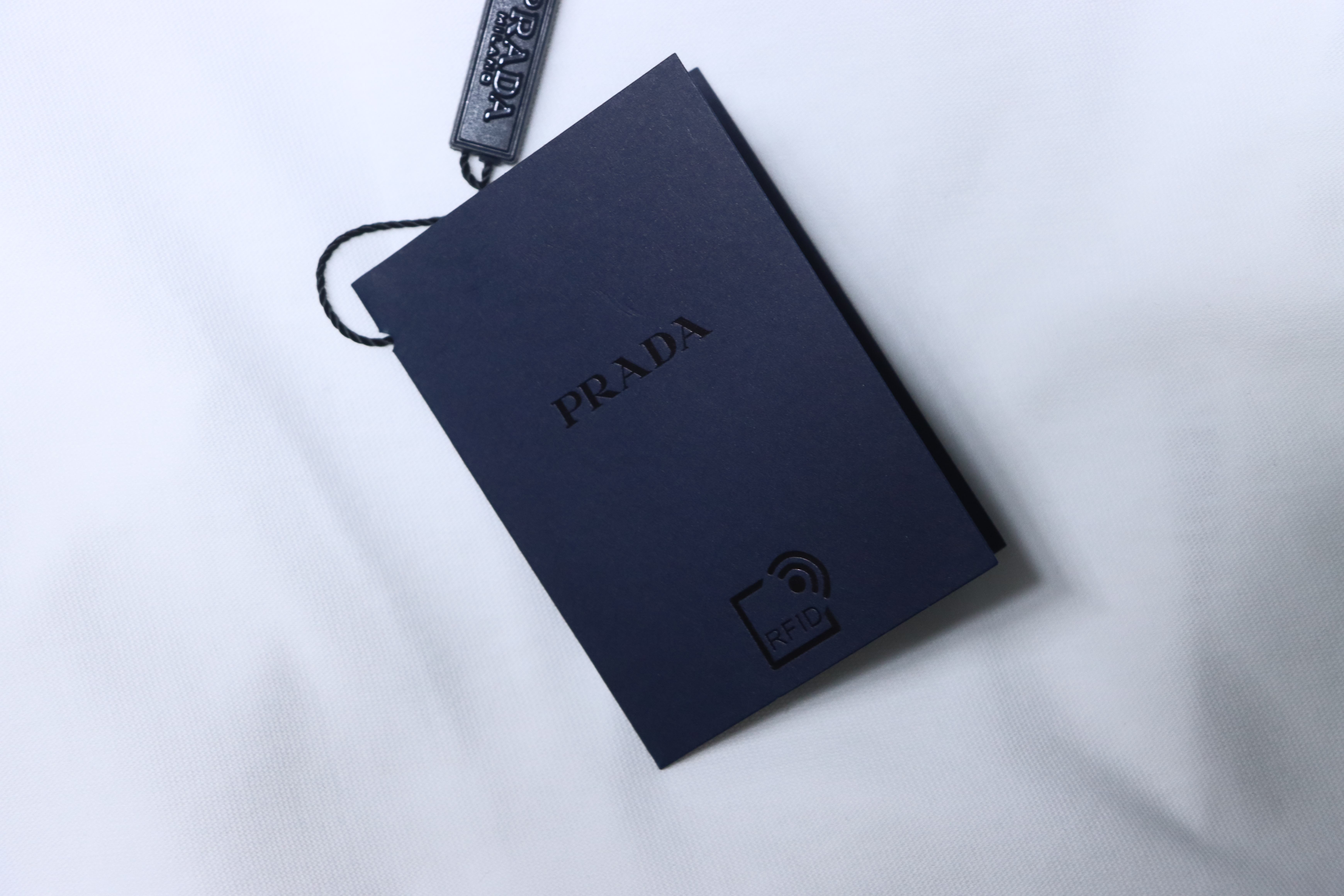    Prada  Embroidered Letter T-Shirt White