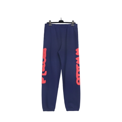 Top Quality Sp5der Beluga Sweatpants Slate Navy 02