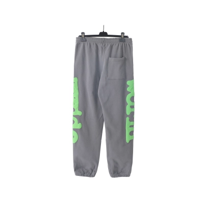 Top Quality Sp5der Beluga Sweatpants Slate Grey 01