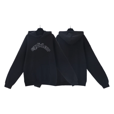 Top Quality Sp5der OG Logo Hoodie Black 01