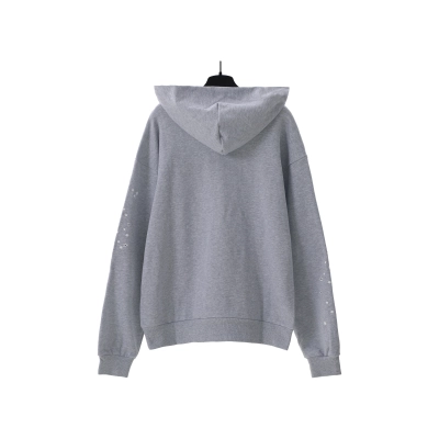 Top Quality Sp5der OG Web Hoodie Grey 02