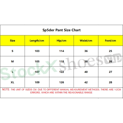 Top Quality Sp5der Worldwide Angel Sweatpants Red 02