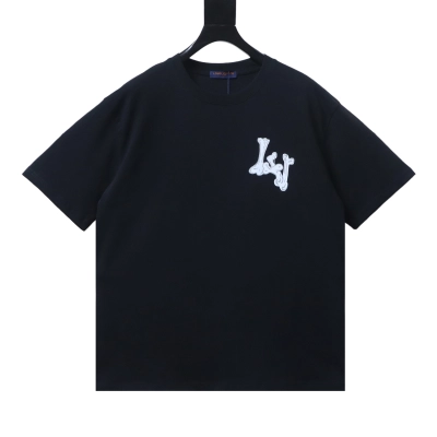   Louis Vuitton 26SS Bone Logo T-Shirt Black 01