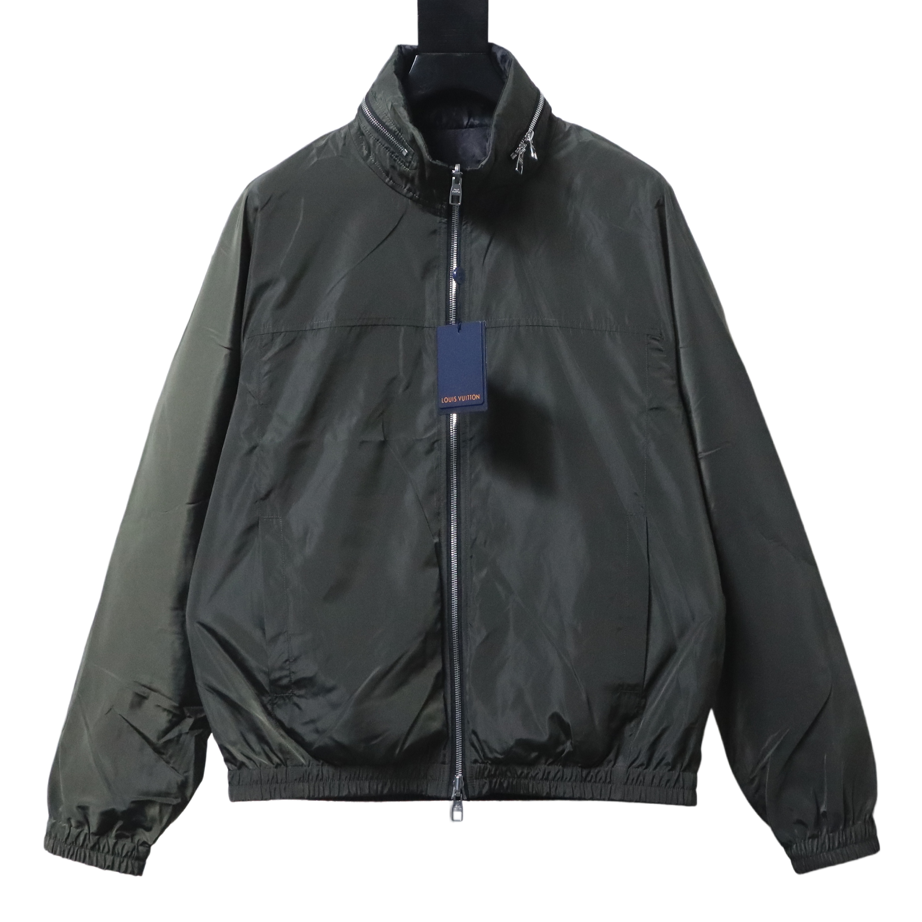    Louis Vuitton 26SS Monogram Reversible Hooded Jacket Green/Black