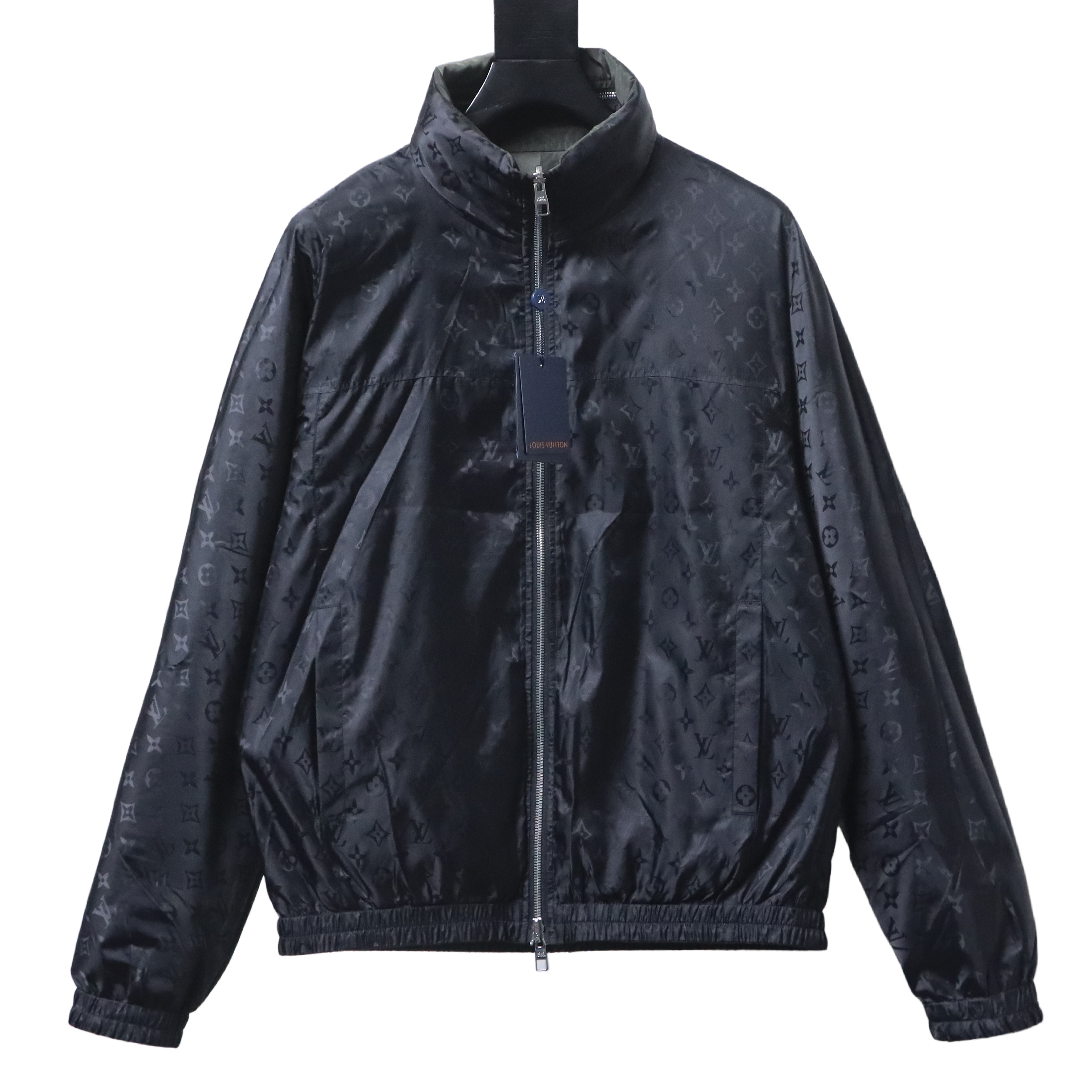    Louis Vuitton 26SS Monogram Reversible Hooded Jacket Green/Black
