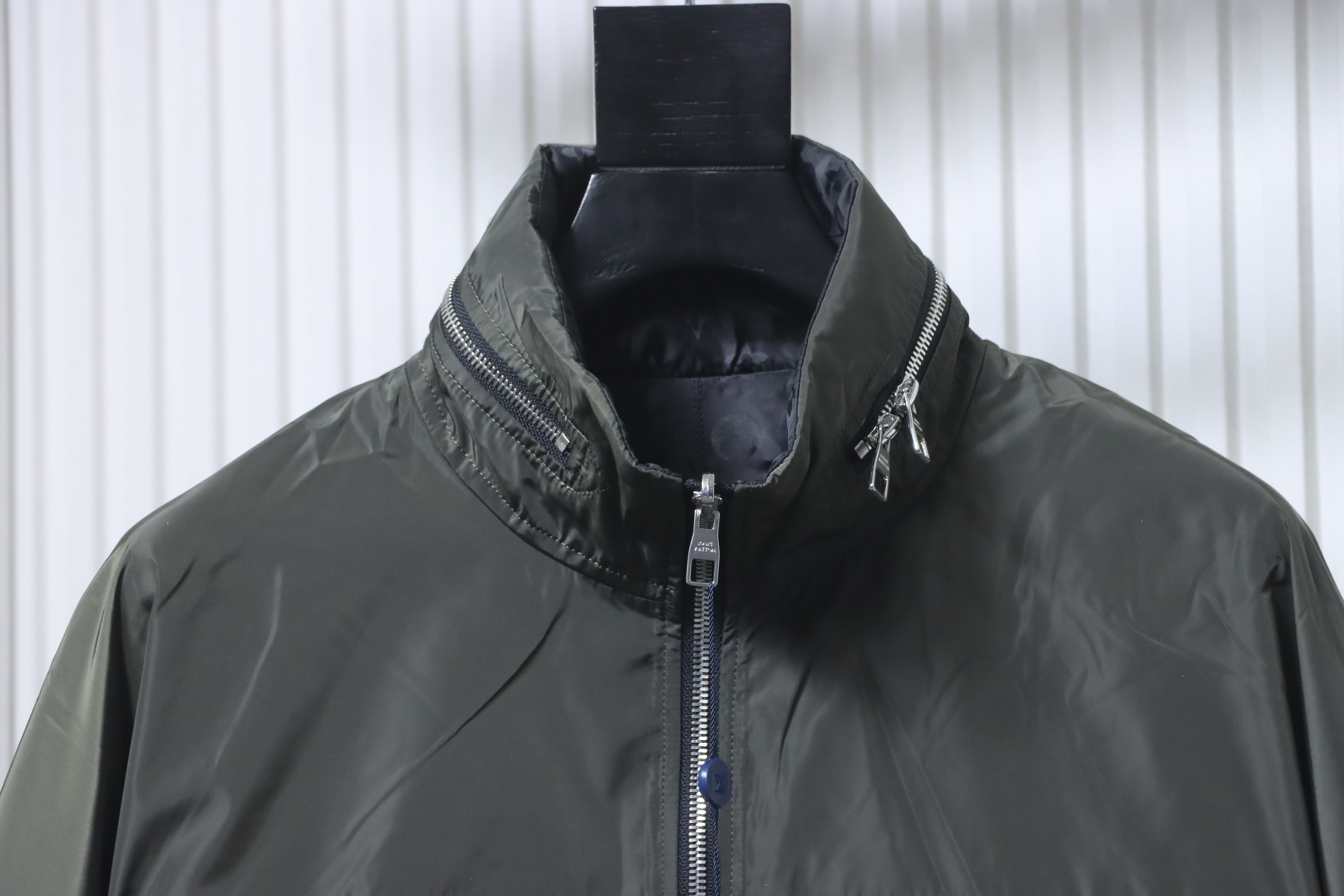    Louis Vuitton 26SS Monogram Reversible Hooded Jacket Green/Black