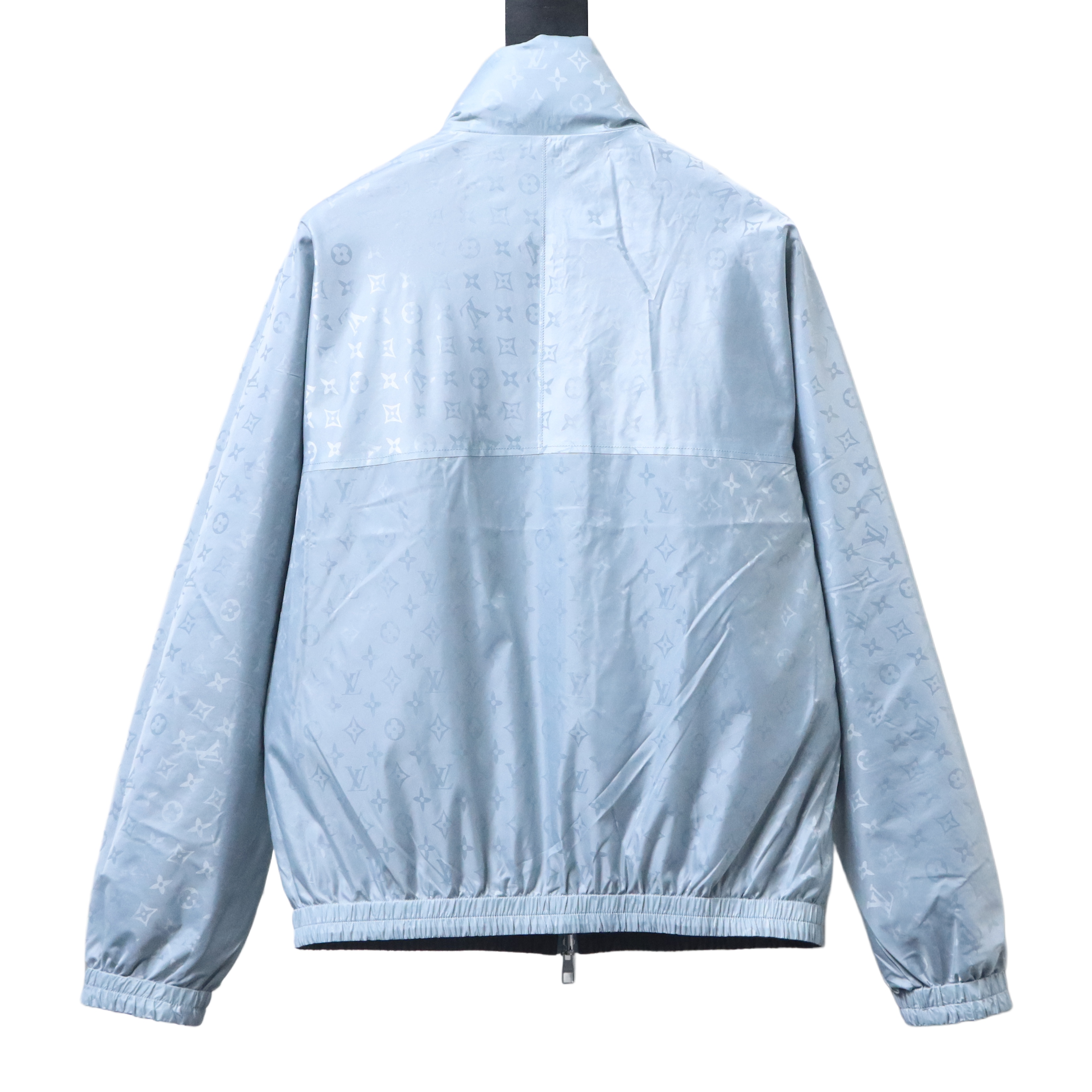    Louis Vuitton 26SS Monogram Reversible Hooded Jacket Grey/Blue