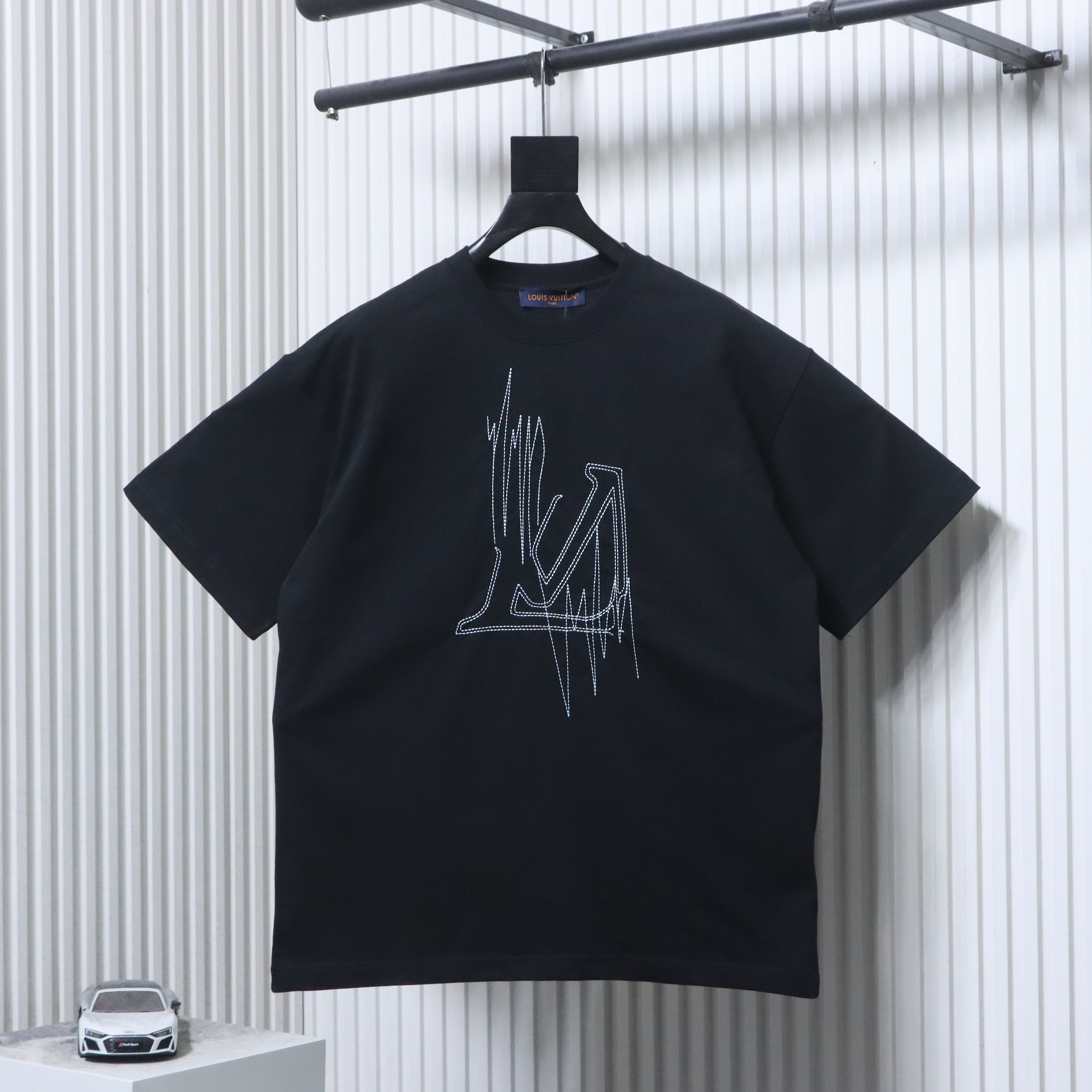    Louis Vuitton Dashed Embroidered T-Shirt