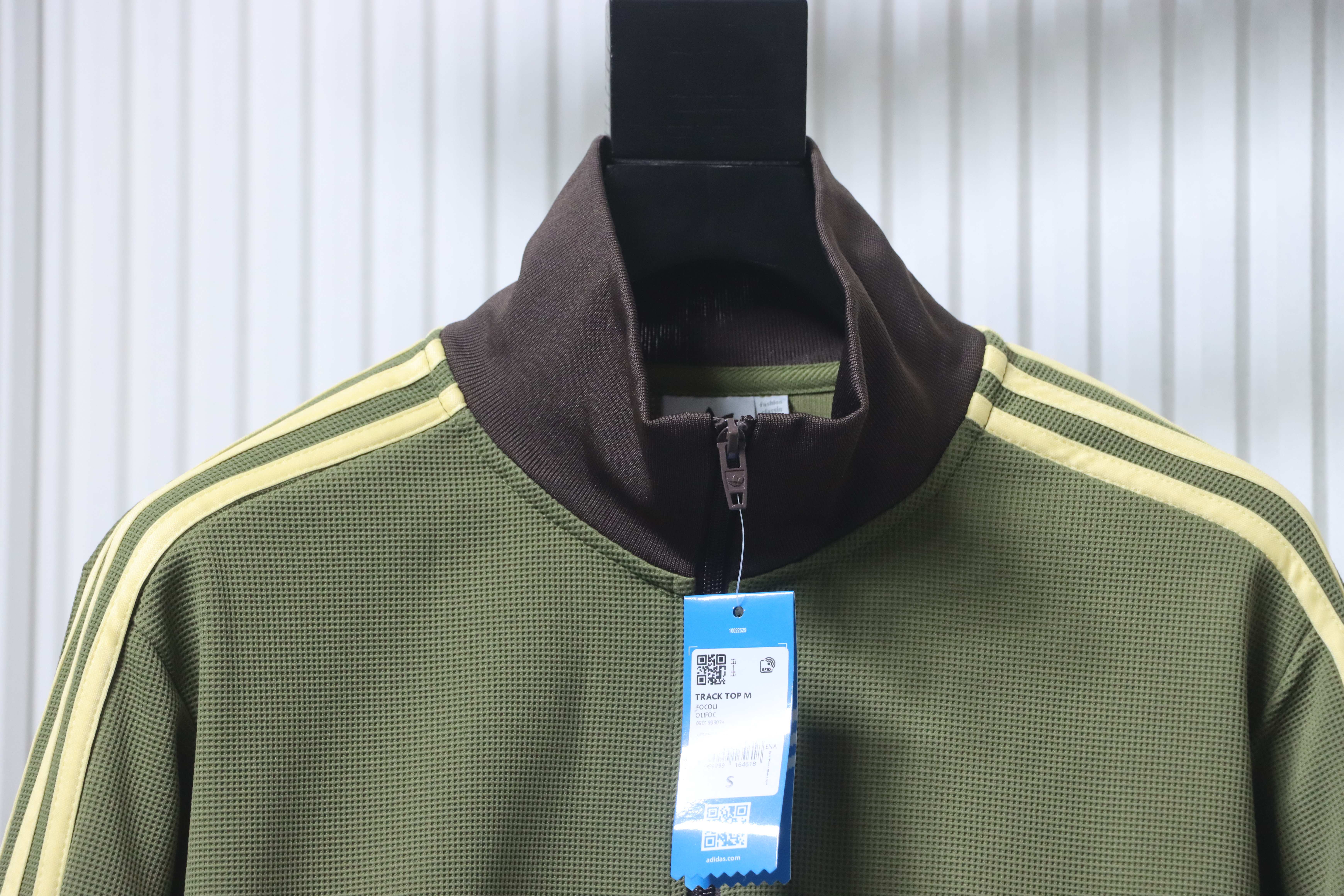    Adidas Originals Trefoil Logo Striped Track Jacket Black