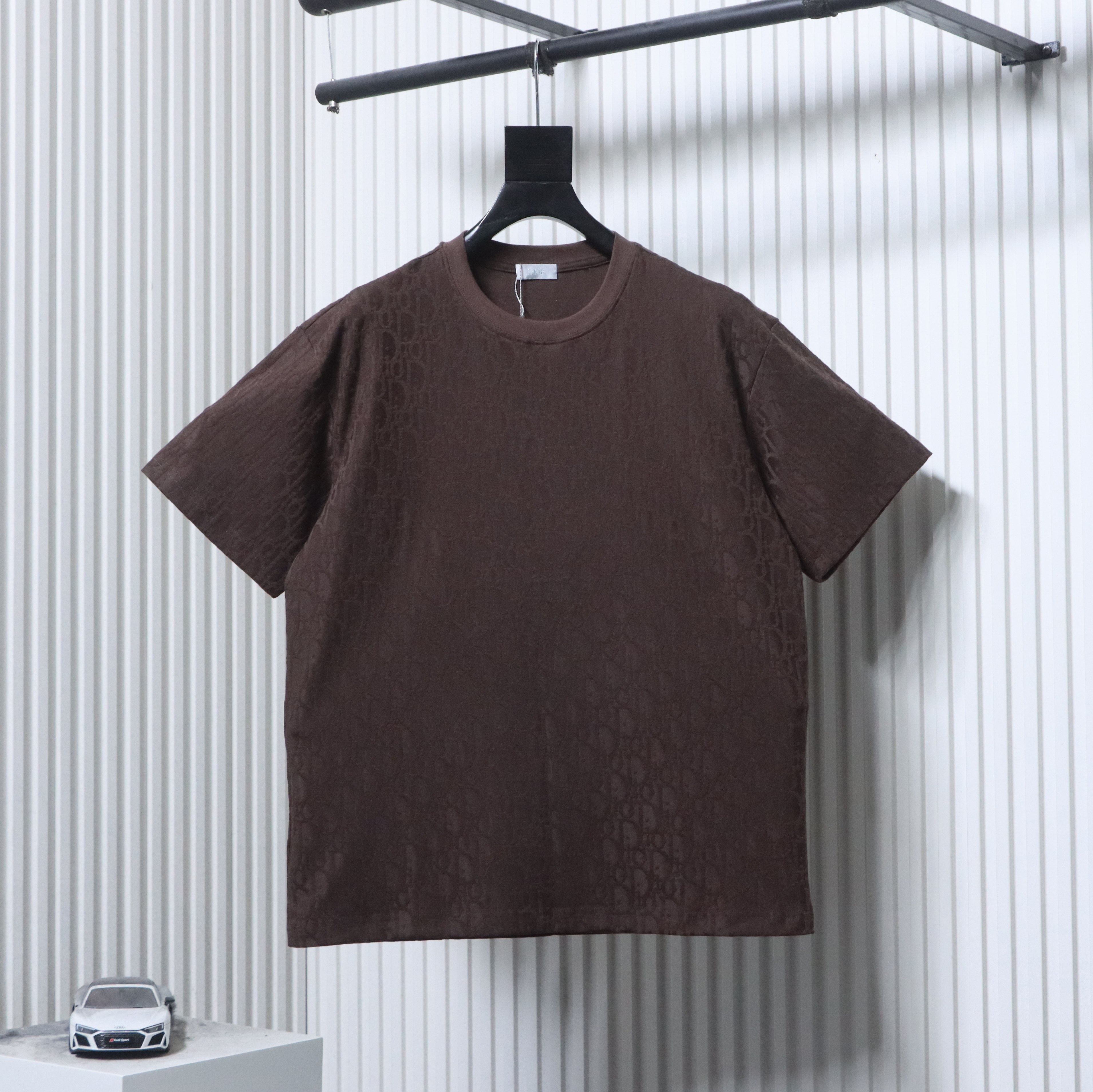    Dior 26SS Monogram Jacquard T-Shirt Black