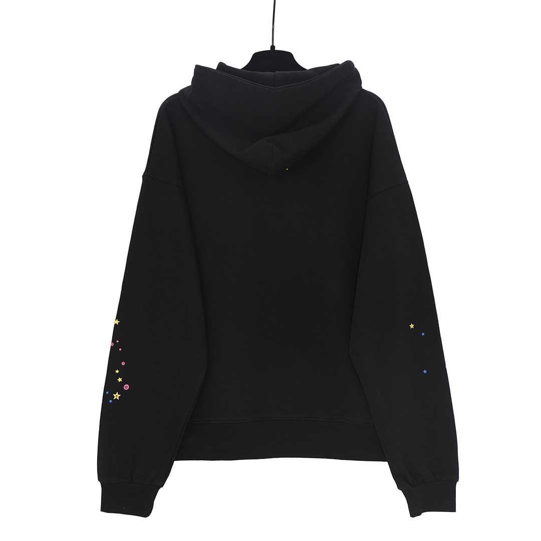     Sp5der P*nk Hoodie Black 2406-1FW210106PH-BLAC