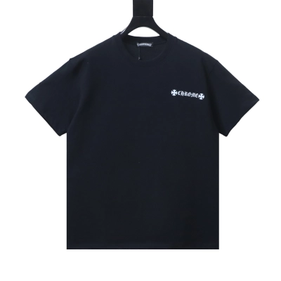 Top Quality Chrome Hearts 26SS Printed short-sleeved T-shirt Black 01
