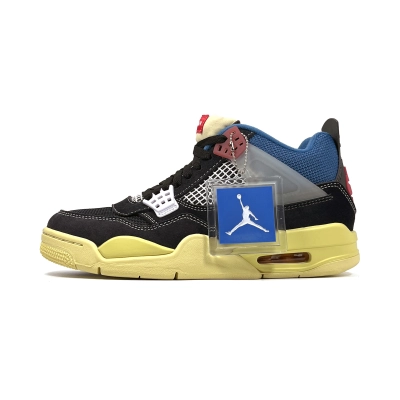     Pkgod  Air Jordan 4 Retro Union Off Noir Black   01