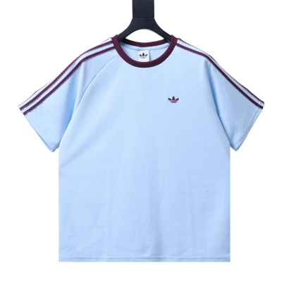 Top Quality     adidas Originals BRITCORE RINGER Oversized T-Shirt 02 01