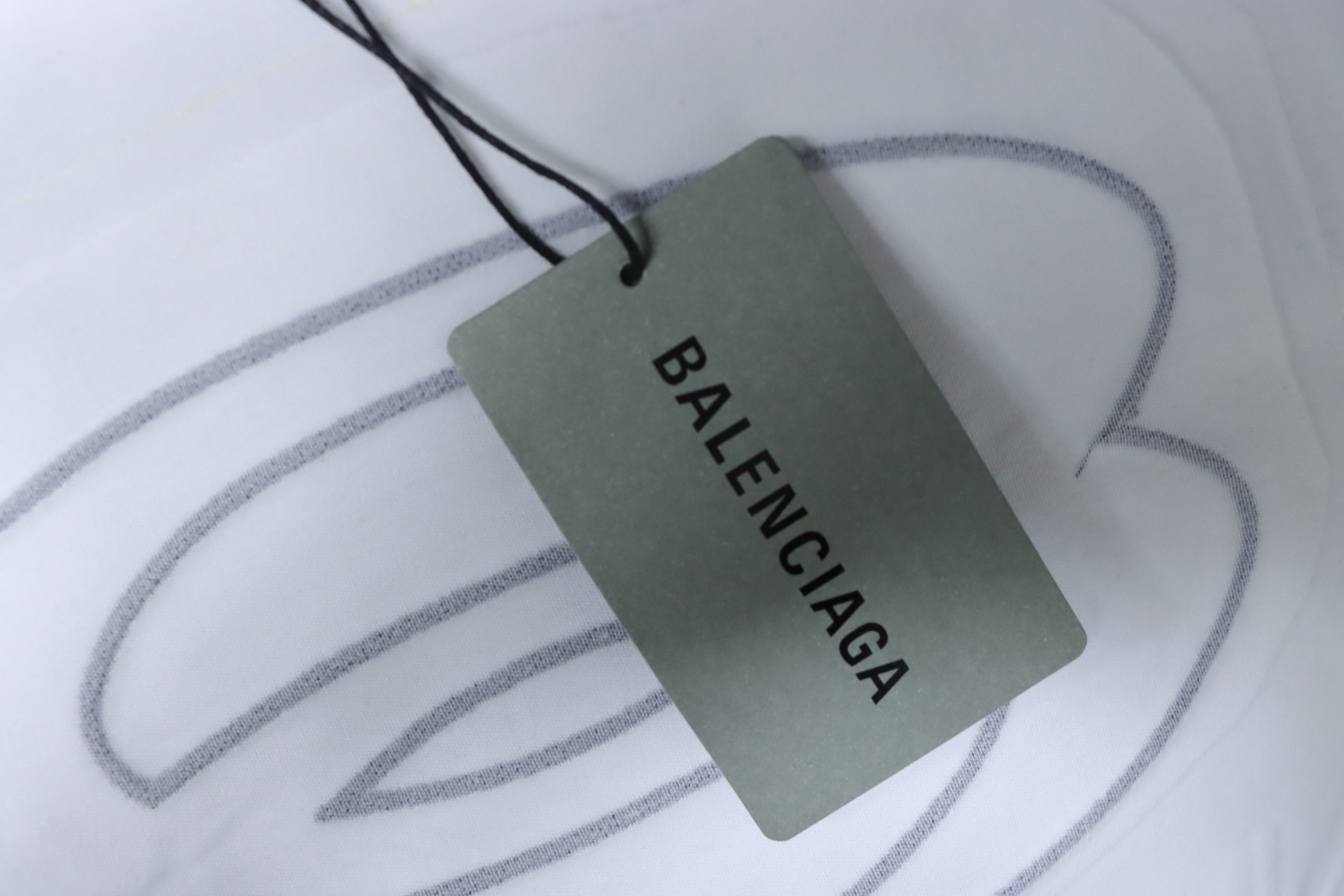 Balenciaga Appliqué Embroidery T-Shirt