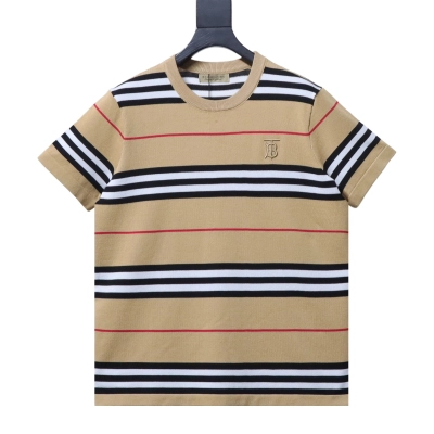     Burberry Classic TB Embroidery Stripe Knit T-Shirt 01