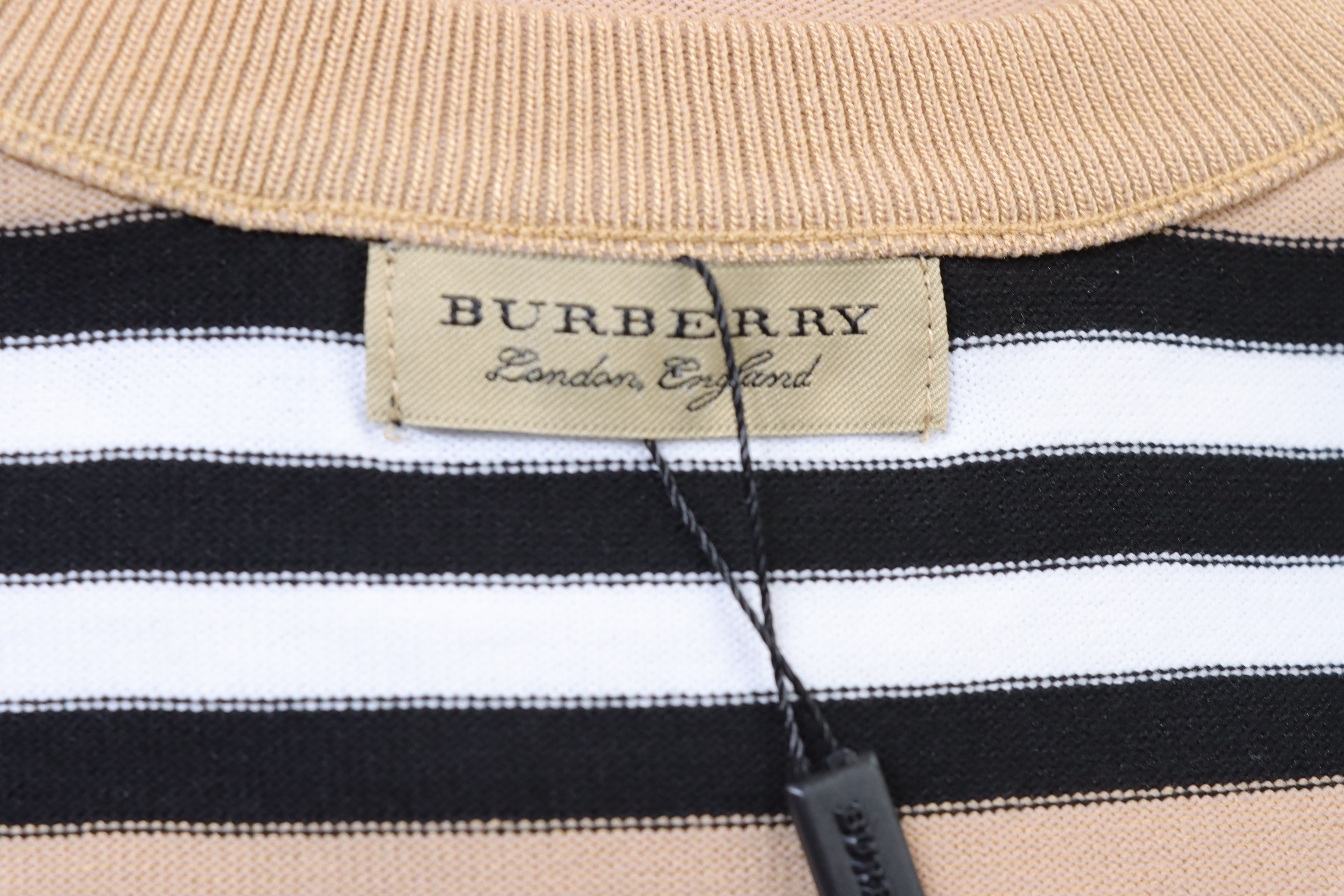     Burberry Classic TB Embroidery Stripe Knit T-Shirt