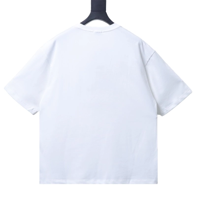    Burberry Sketch Equestrian Knight Embroidery T-Shirt 01 02