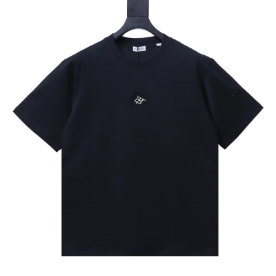     Burberry TB Check Block Letter Embossed T-Shirt 02 01