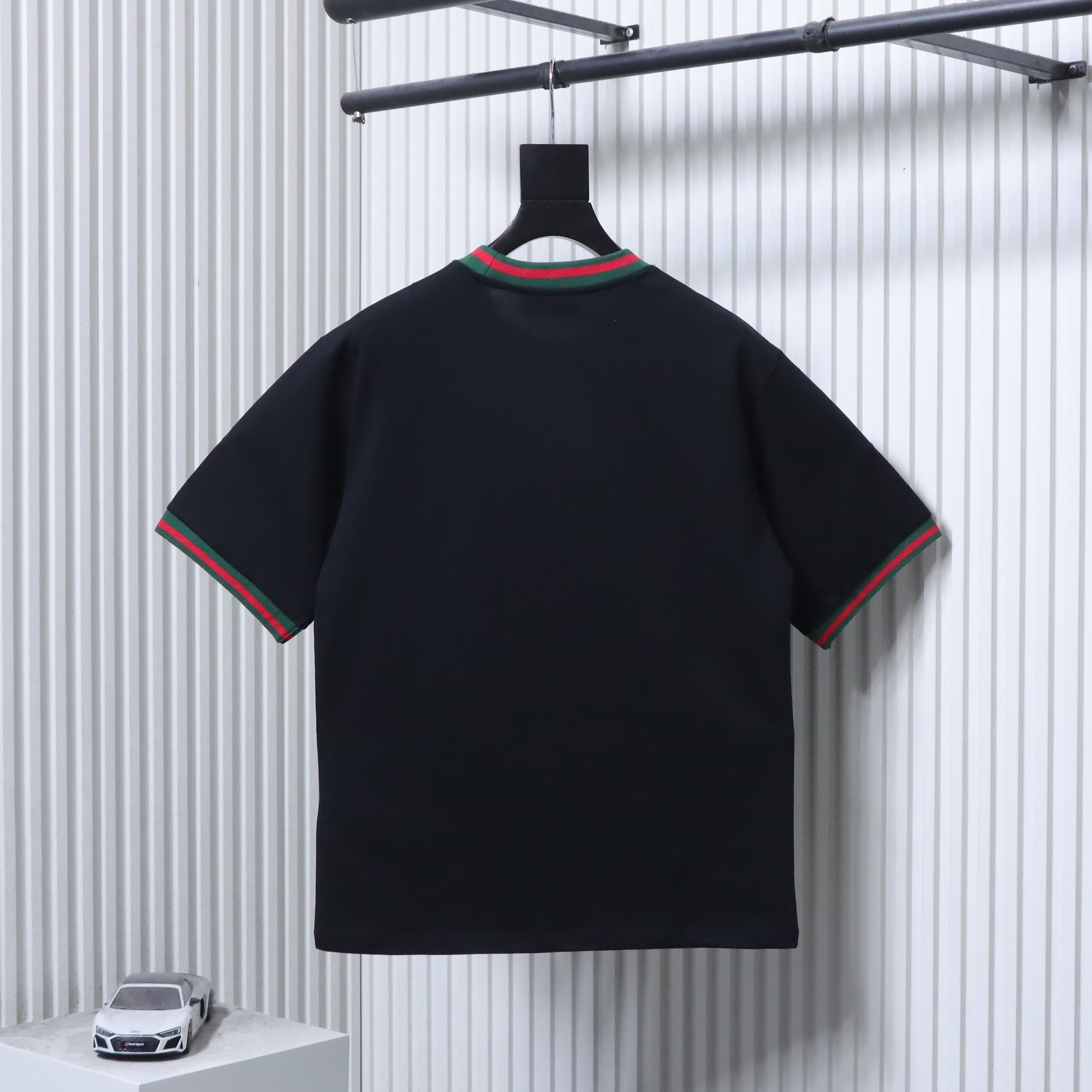 Gucci Embroidery Logo Green T-Shirt-DC2