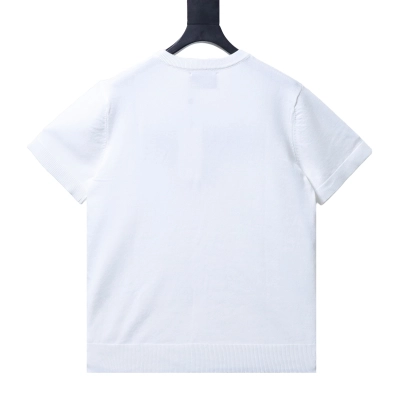 Top Quality     Gucci Graffiti Smiley Logo Jacquard Knit T-Shirt 02