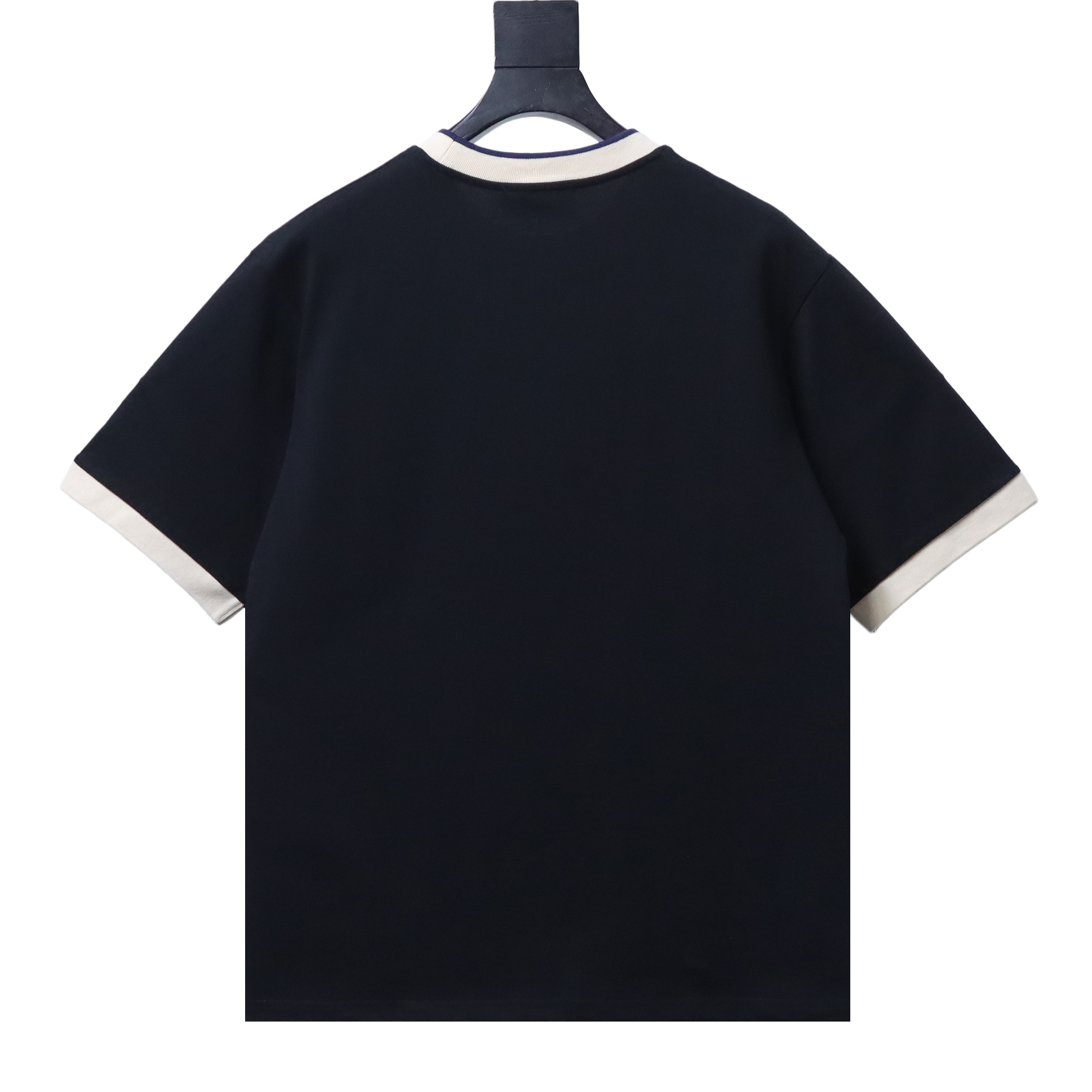     Gucci Varsity Colorblock Rib Collar 1921 GG Embroidery T-Shirt 02