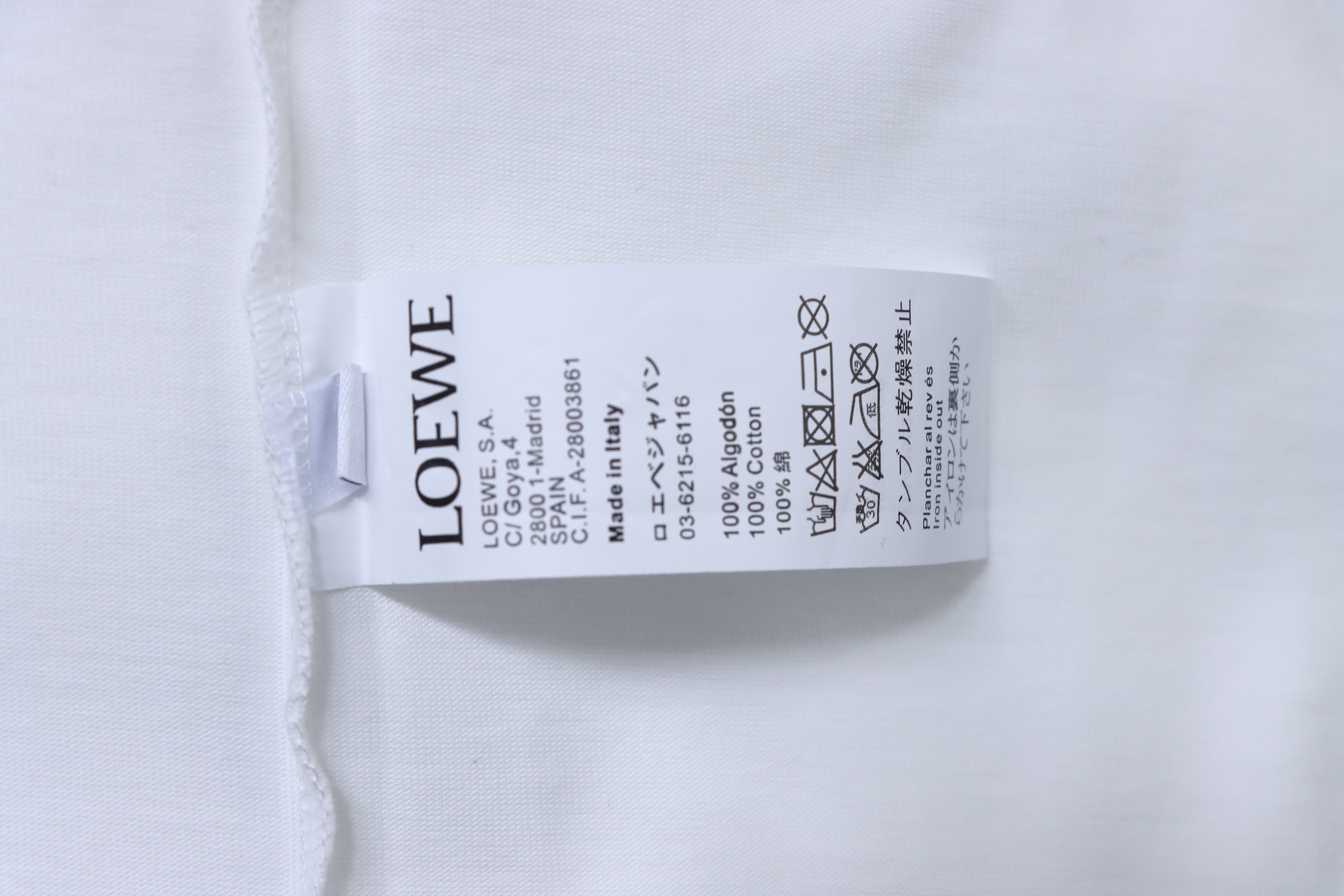     Loewe Embossed Logo T-Shirt 01