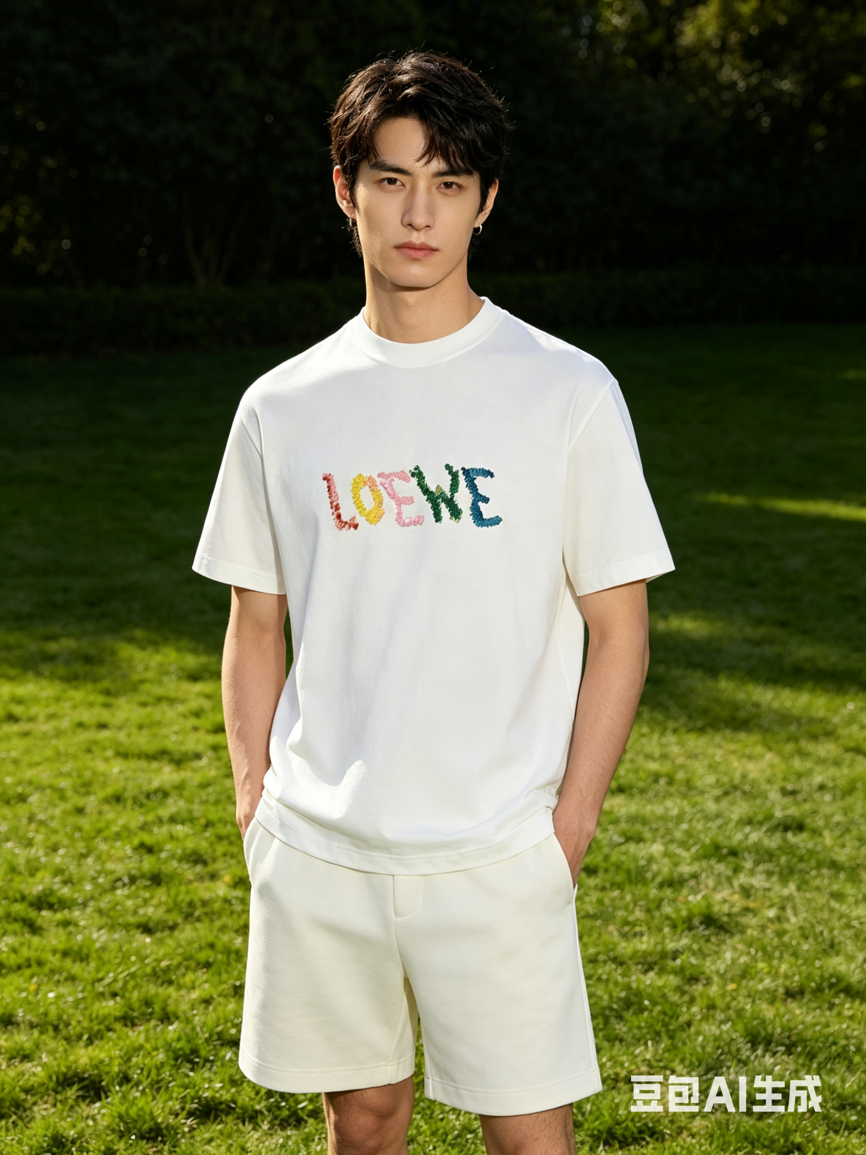  Loewe Embroidery Logo T-Shirt