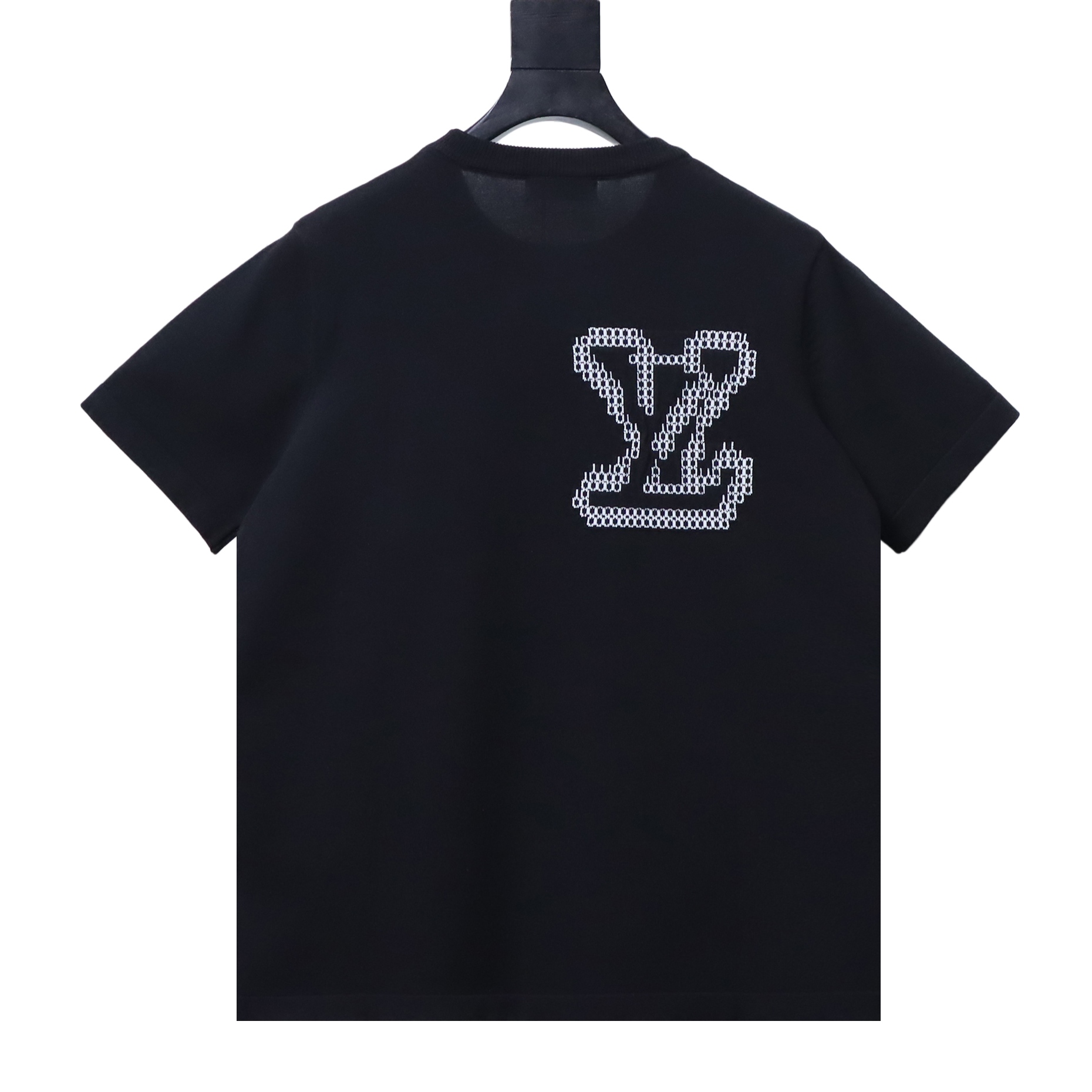     Louis Vuitton Front Back Large Logo Jacquard Knit T-Shirt