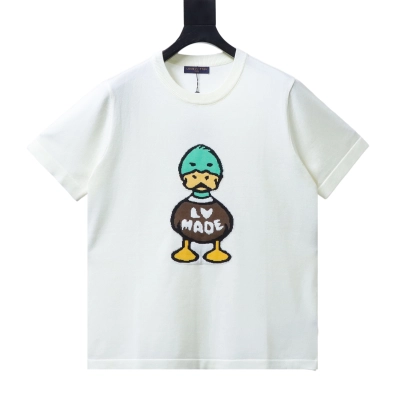 Top Quality     Louis Vuitton x Nigo Duck Jacquard Knit T-Shirt 01