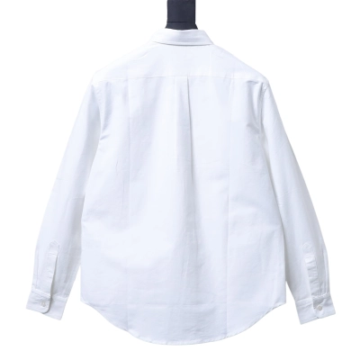 Top Quality    Polo Ralph Lauren R28 Oxford Solid Logo Embroidery Button-Down Long Sleeve Shirt 01 02
