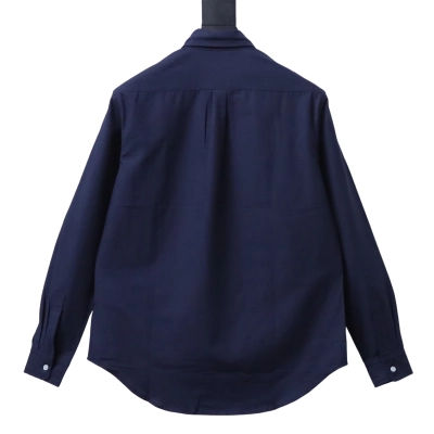 Top Quality    Polo Ralph Lauren R28 Oxford Solid Logo Embroidery Button-Down Long Sleeve Shirt 03 02