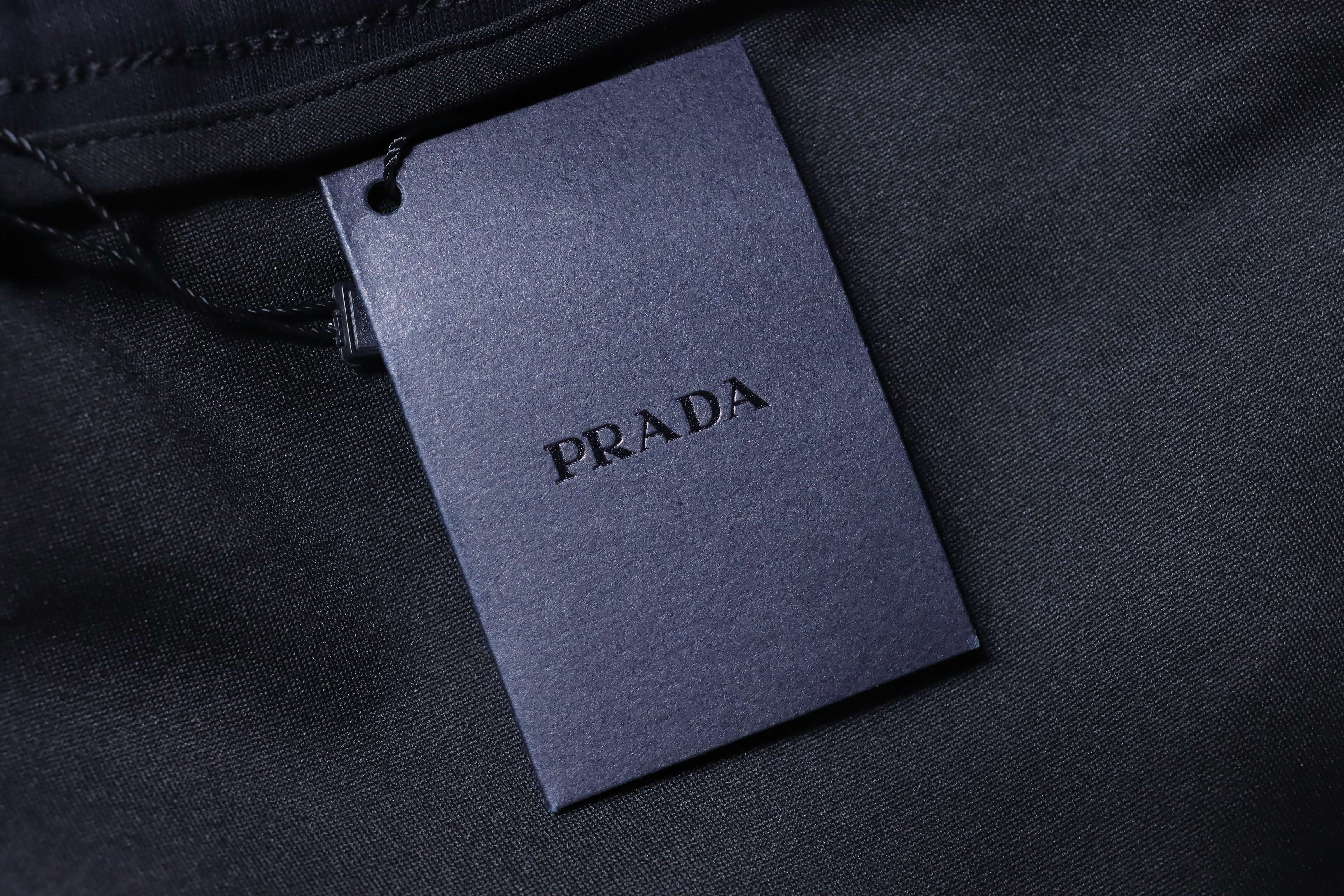 Prada Hand-Drawn Logo Shorts