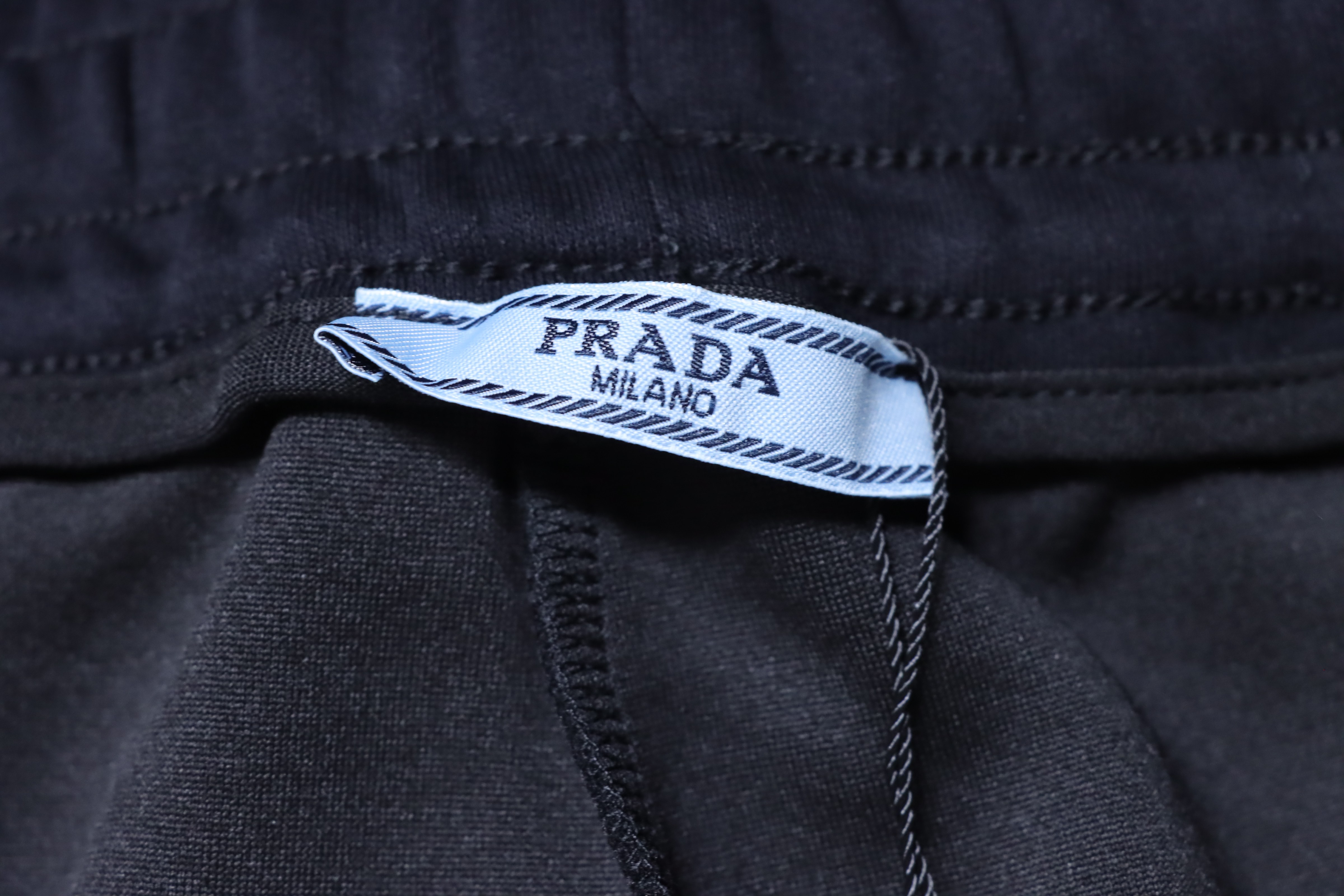 Prada Hand-Drawn Logo Shorts
