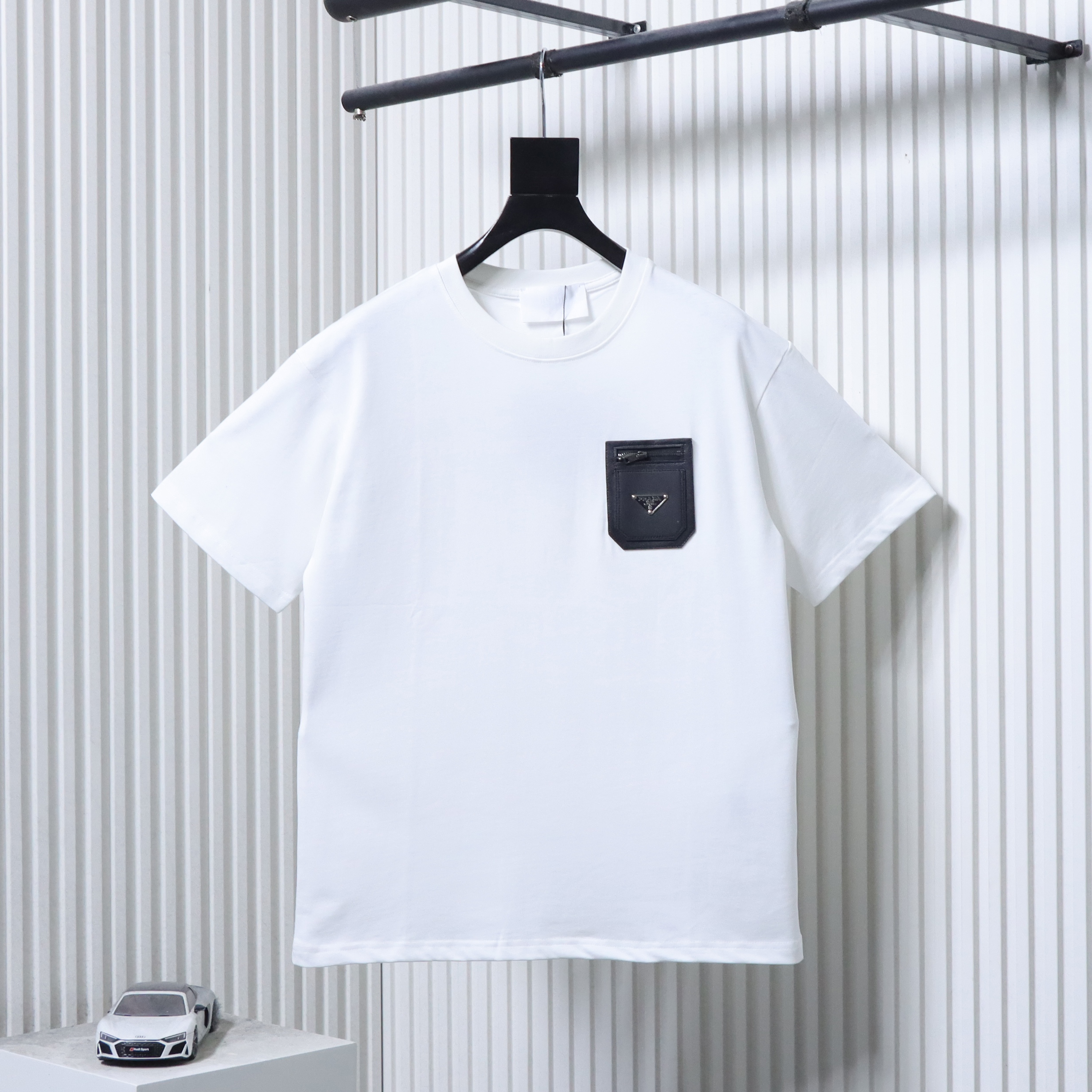  Prada Pocket Black T-Shirt