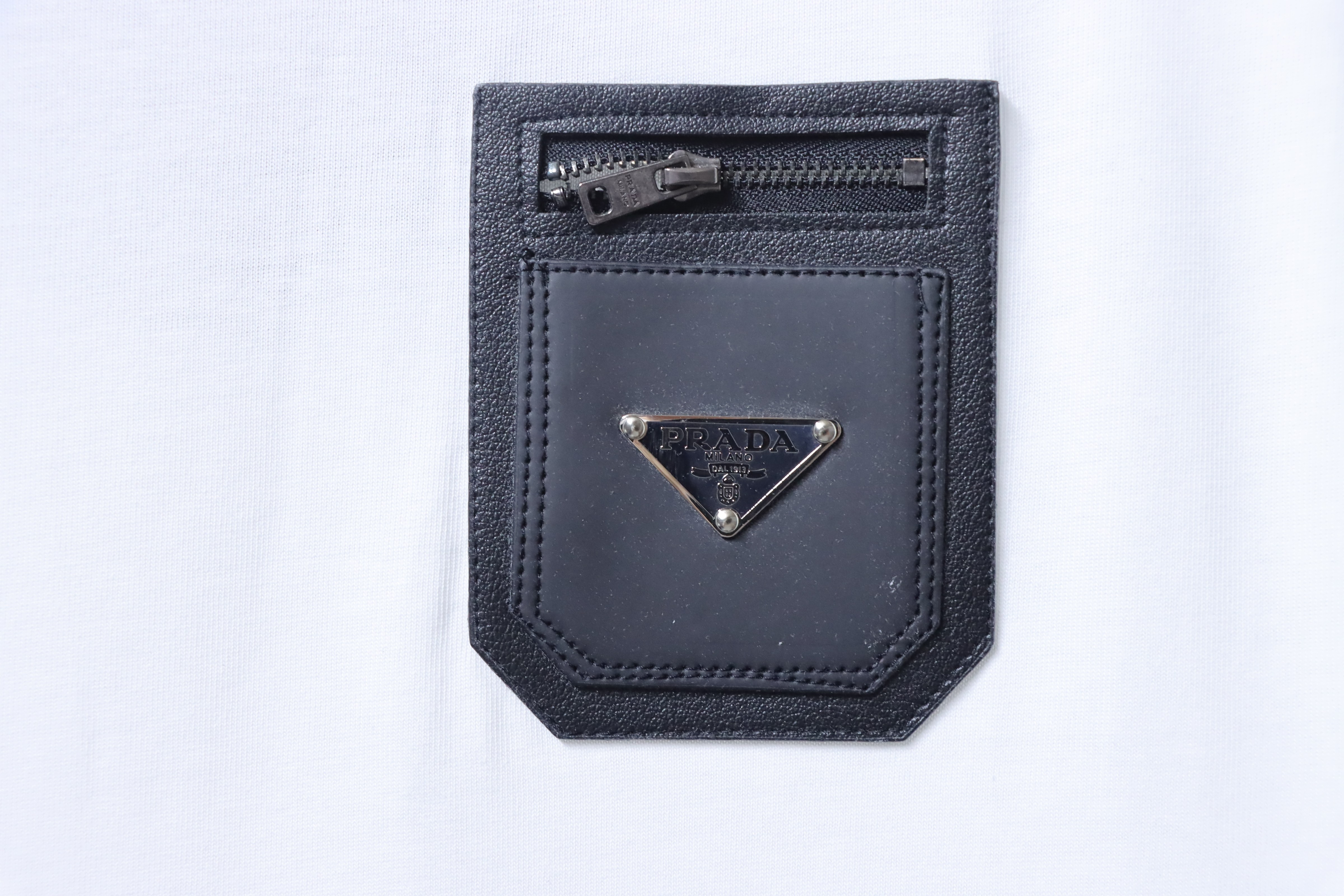  Prada Pocket Black T-Shirt