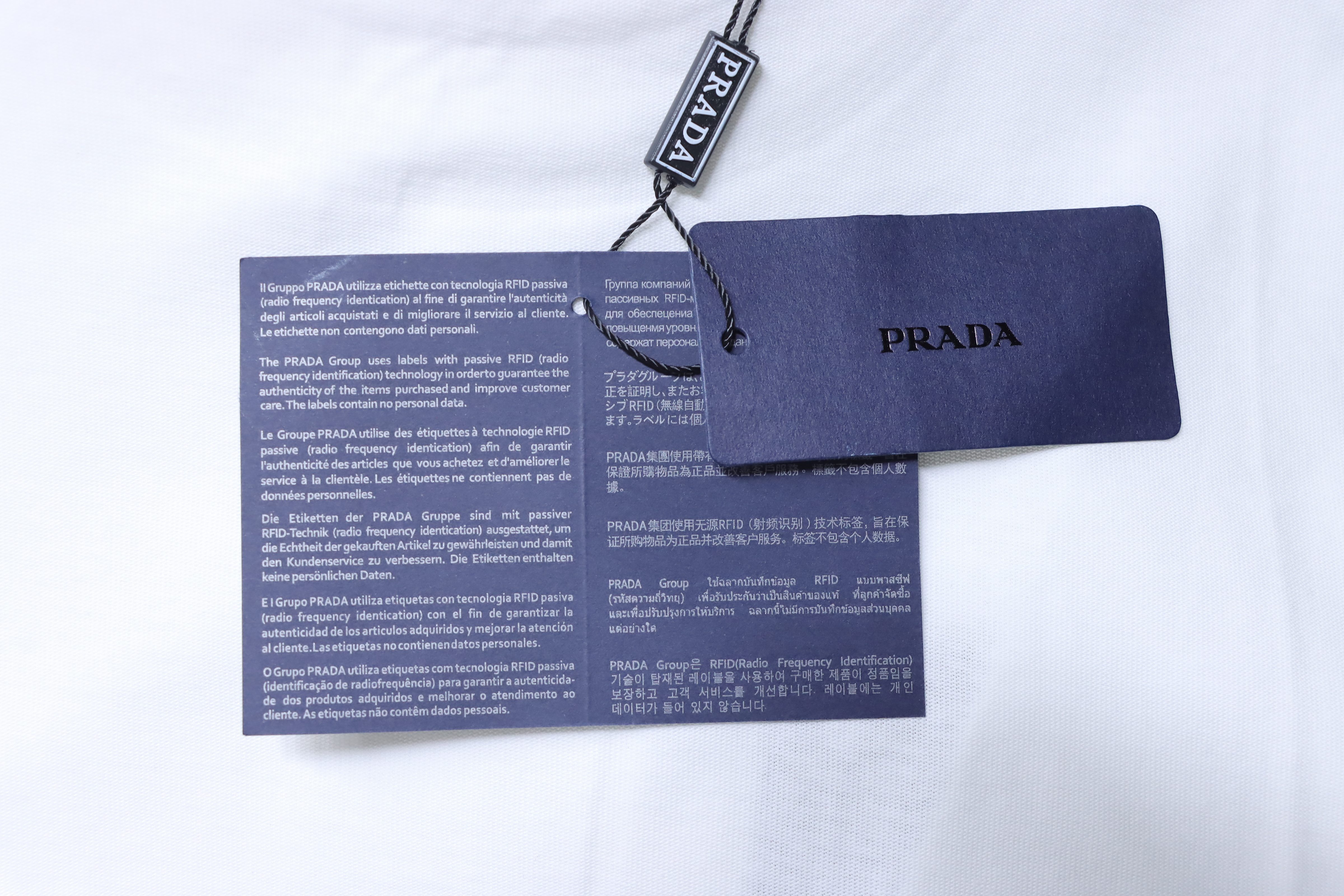  Prada Pocket Black T-Shirt