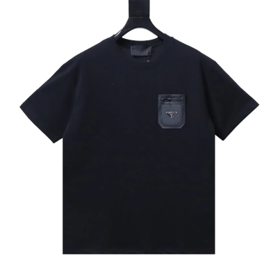  Prada Pocket Black T-Shirt-DC2 01