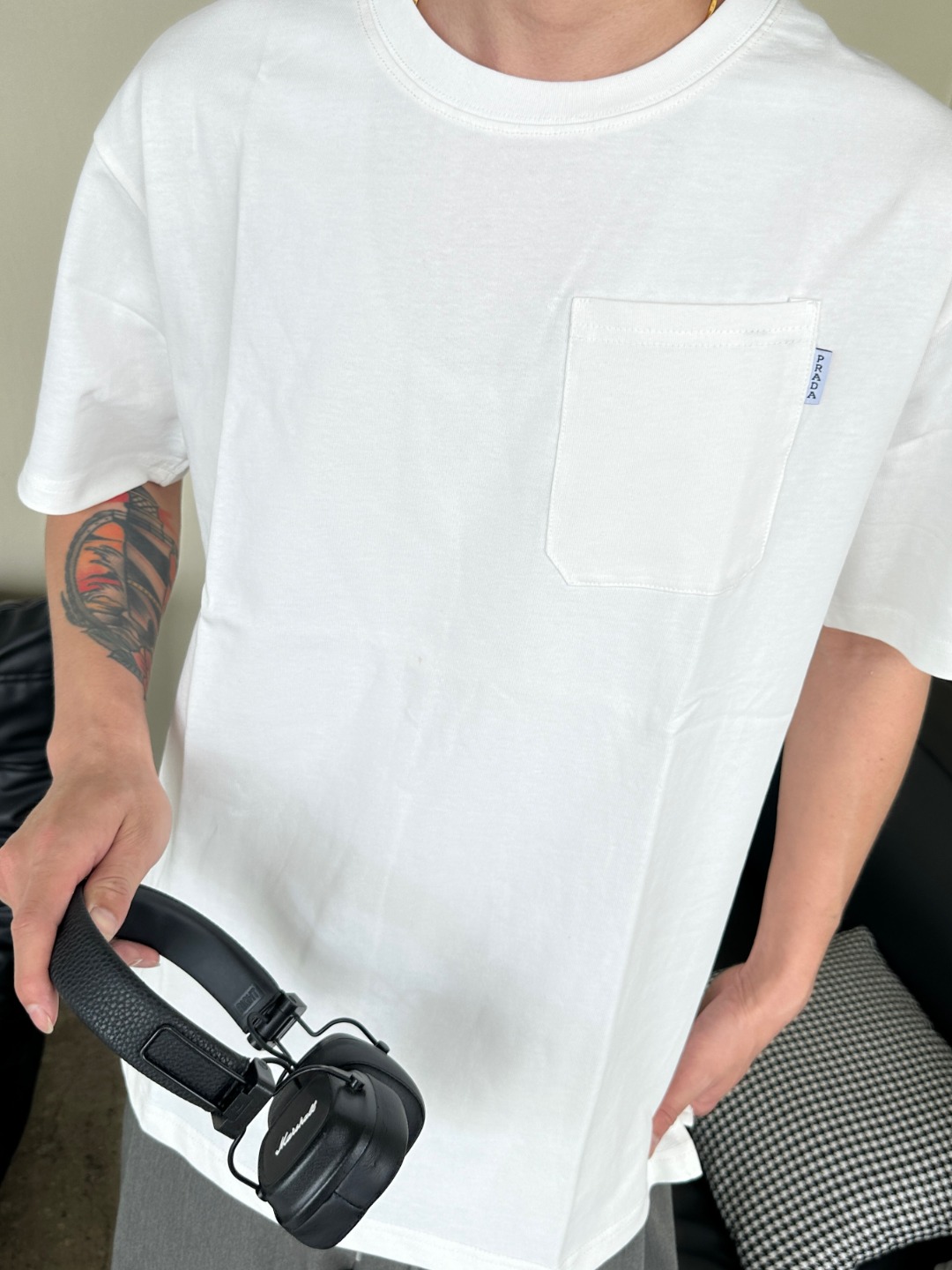  Prada Pocket T-Shirt