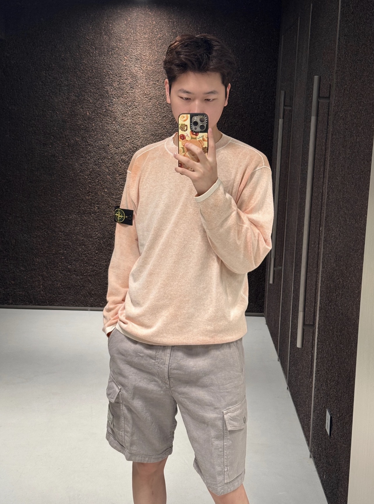     Stone Island Linen Shorts