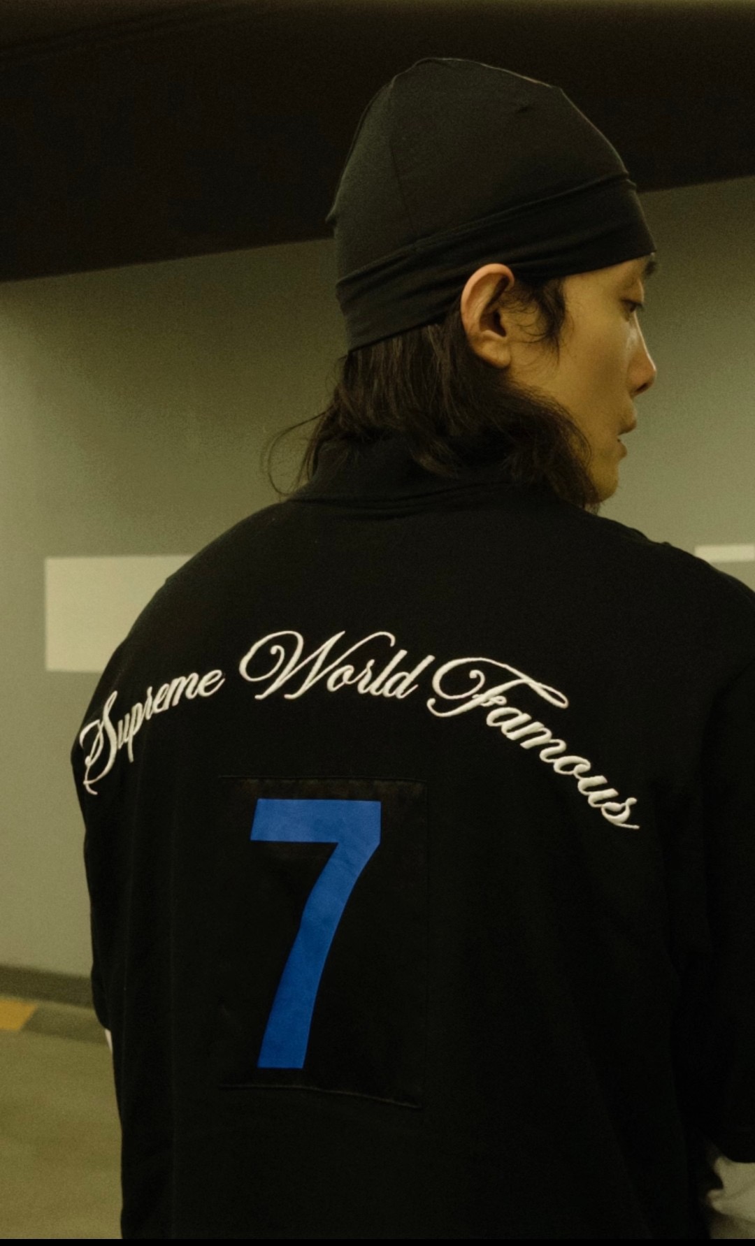     Supreme 25SS No.7 Embroidery Script Logo Polo Shirt 02